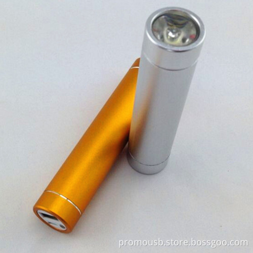 Custom aluminum cylinder power bank 2200mAh